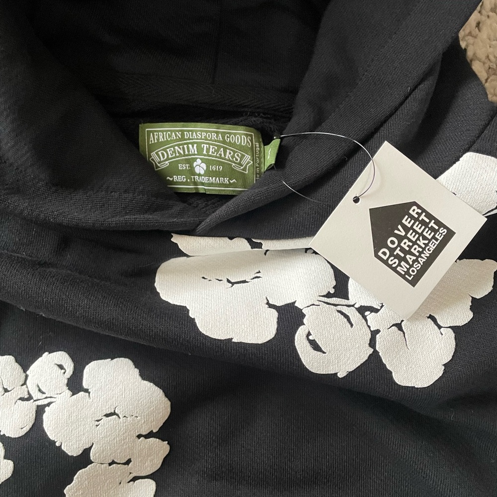 Denim Tears Black and White Men's Sweater